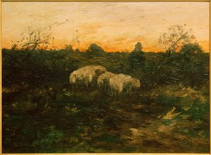 Berger avec troupeau - Thomas Ludwig Herbst